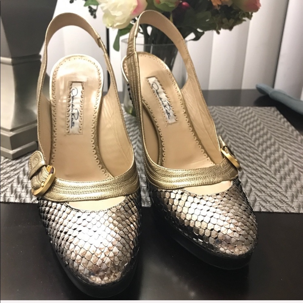 Oscar De La Renta -Vero Cuoio Python - image 3